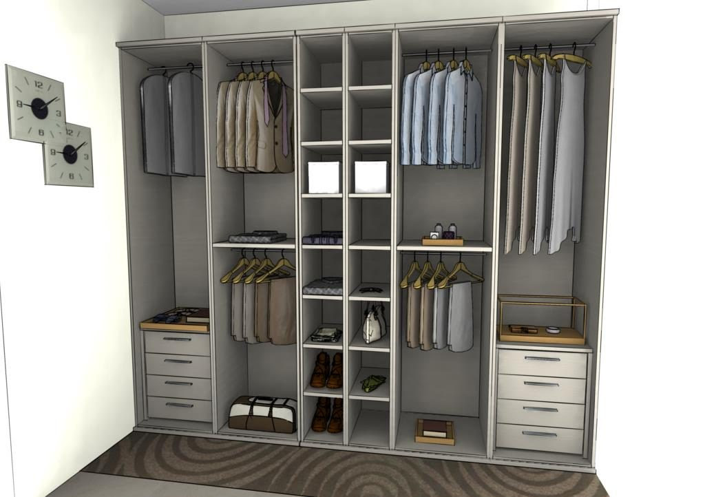 Bastano poco più di 2 mq per la sua realizzazione. Come Creare Una Cabina Armadio In Poco Spazio