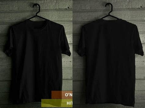 Download Desain Kaos Hitam Polos Depan Belakang Desain Kaos Polos