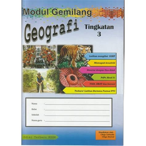 Jawapan Modul Gemilang Geografi Tingkatan 1  malakwos