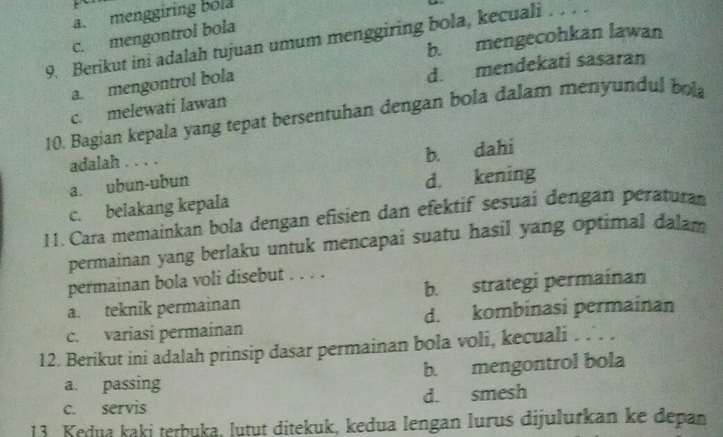 Berikut ini adalah tujuan umum menggiring bola kecuali