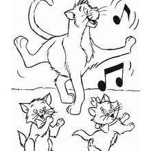 Take another journey back in time with disney. The Aristocats Dancing Coloring Pages Hellokids Com