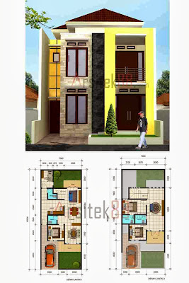  sketsa  rumah  minimalis tingkat