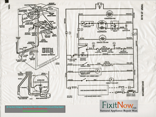 A schematic diagram of the experimental rig is provided in figure 2. Ge Top Mount Refrigerator Model Number Tbx21jabrraa Schematic And Wiring Diagram Fixitnow Com Samurai Appliance Repair Man