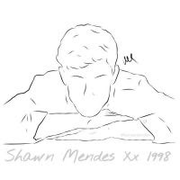 Mewarn08 Kleurplaat Shawn Mendes