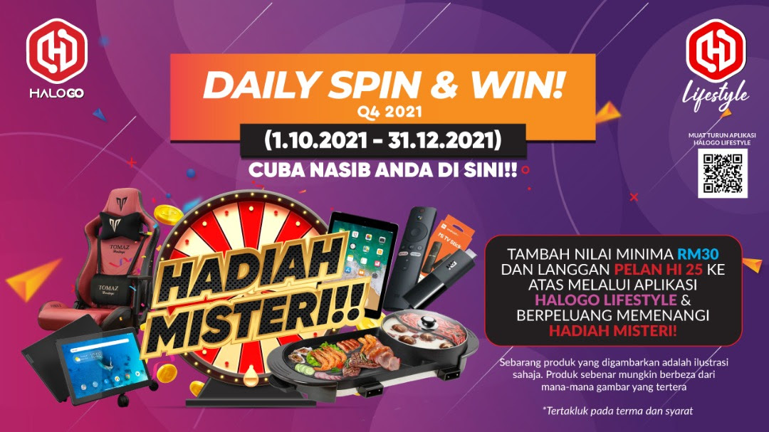 Dapatkan Pelbagai Hadiah Menarik Dari Halo Telco