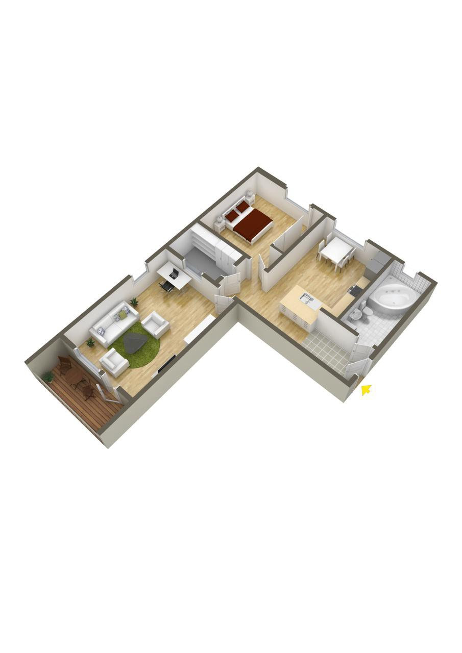 The best l shaped house floor plans find l shaped ranch layouts courtyard designs blueprints with garage pictures etc call 1 800 913 2350 for expert help. 40 More 1 Bedroom Home Floor Plans