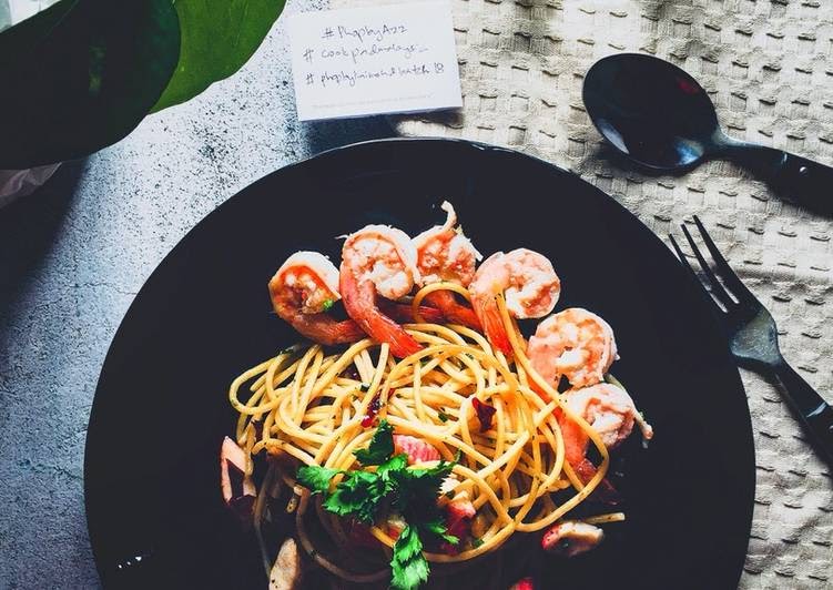 Resep Spicy Aglio Olio #phopbylinimohd #batch18 - Resepi 