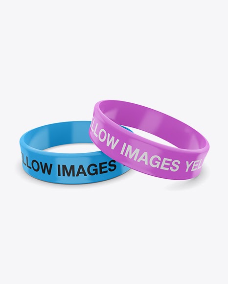 Download Thick Glossy Silicone Wristbands Jersey Mockup PSD File 47 ...