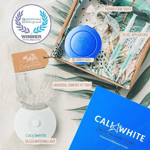 Cali White Vegan Teeth WHITENING KIT with LED Light