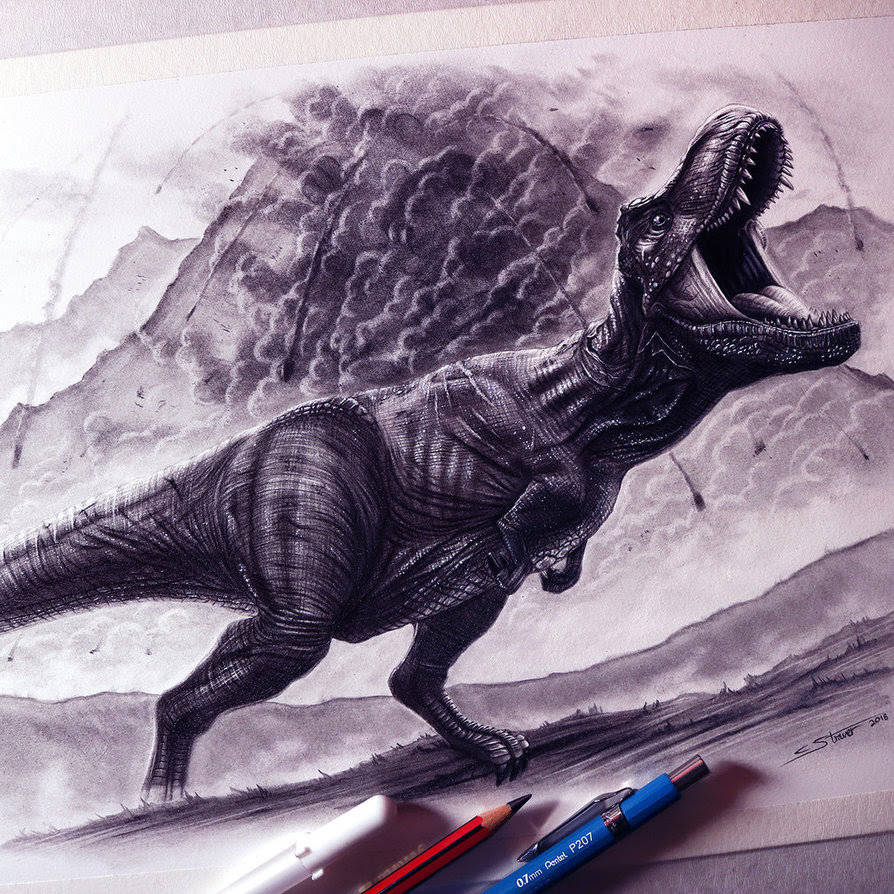 Jurassic World Dinosaur Drawing