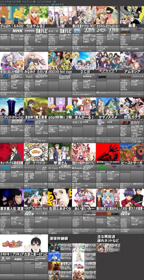 最高のイラスト画像 ユニーク13 年 アニメ ランキング