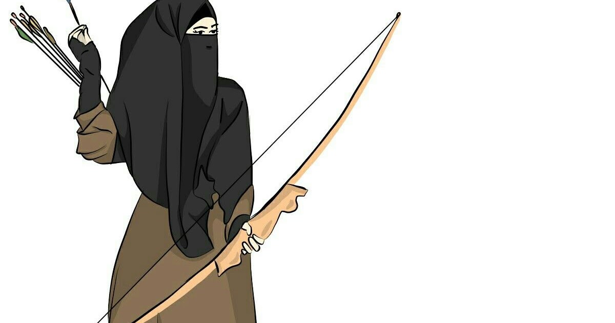 49 Info Terbaru Gambar Animasi Muslimah Memanah