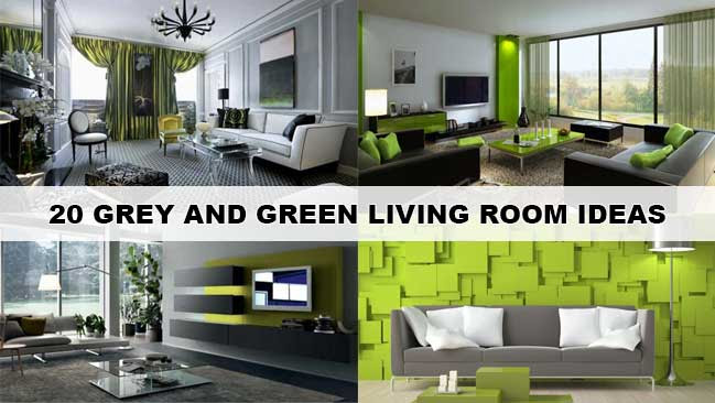 Living room is your house's true face! 20 Stunning Grey And Green Living Room Ideas