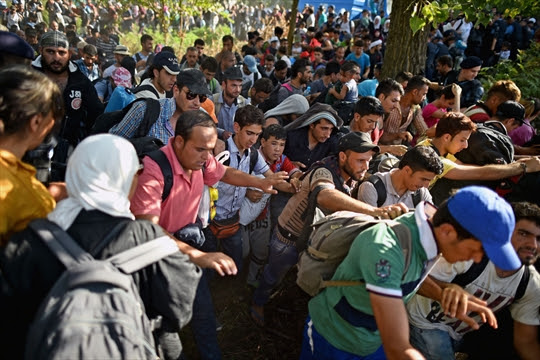 Refugees in Croatia Stampede is on to move on