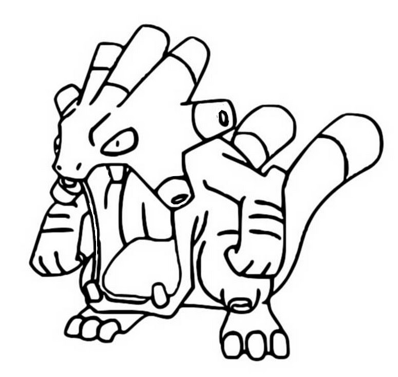 新着ポケモン バクオング すべてのぬりえ