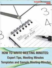How to Write Meeting Minutes