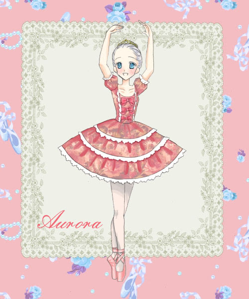 ラブリーかわいい バレエ 衣装 イラスト 無料イラスト集