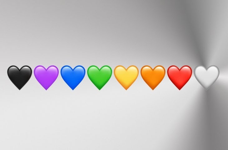 Makna Emoji Love yang Warna  Bentuknya Beda  Kevin 