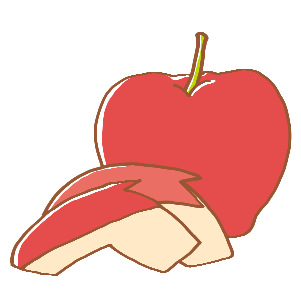 0以上 うさぎ りんご イラスト 興味深い画像の多様性