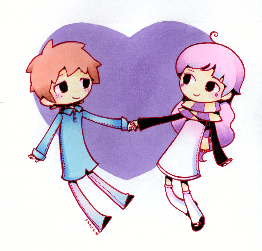 Anime Hold Hands Base Chibi Chibi Arena