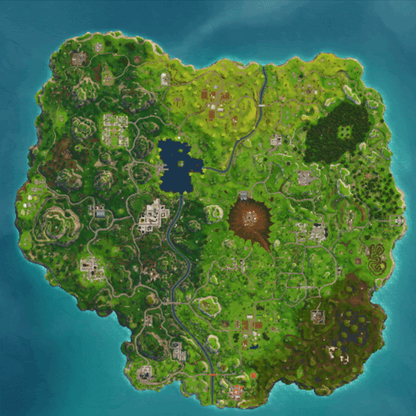 Mapa de la temporada 7 de fortnite. Fortnite Temporada 5 Cambios En Mapas