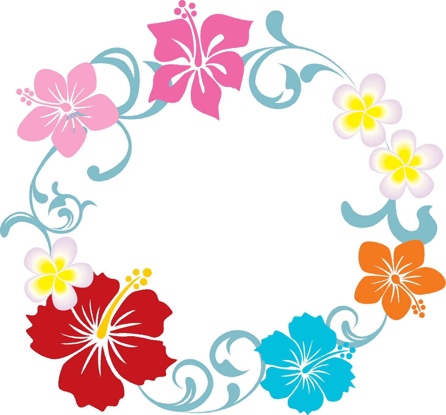 ベスト50 ハイビスカス イラスト 無料 最高の花の画像