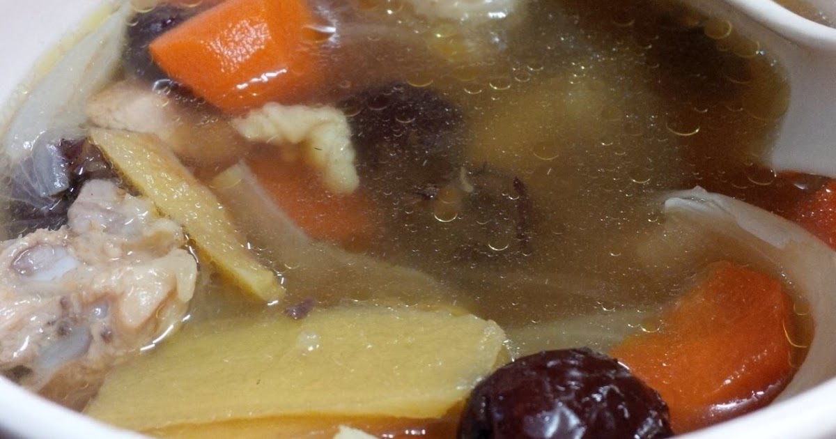 Resepi Sup Halia Ayam - Pewarna j