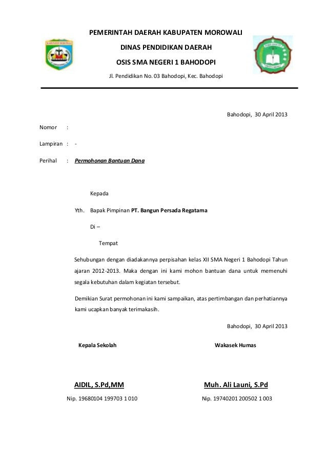 Contoh Proposal Osis Sma - Mathieu Comp. Sci.