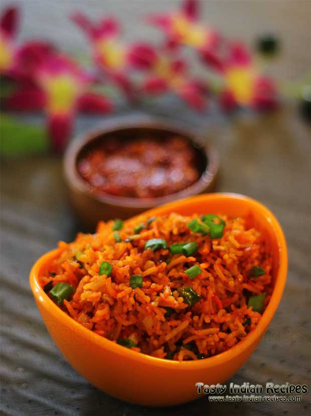 Indo chinese version fried rices are often sought at most restaurants. Veg Schezwan Fried Rice Recipe How To Make Veg Schezwan Fried Rice