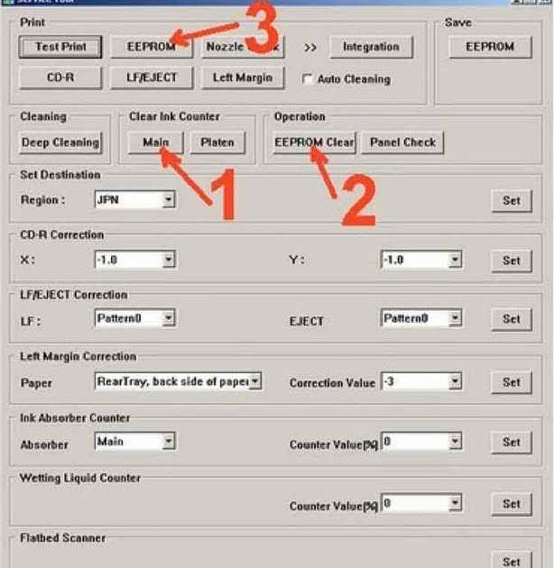 Cara mengatasi Error E08 pada Printer Canon MP258 ~ TEKNISI