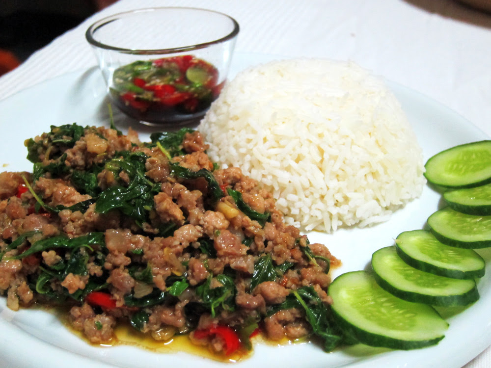 Khao soi and pad gra prao. How To Make Pad Krapow Khao Lak Wired Thai Cooking