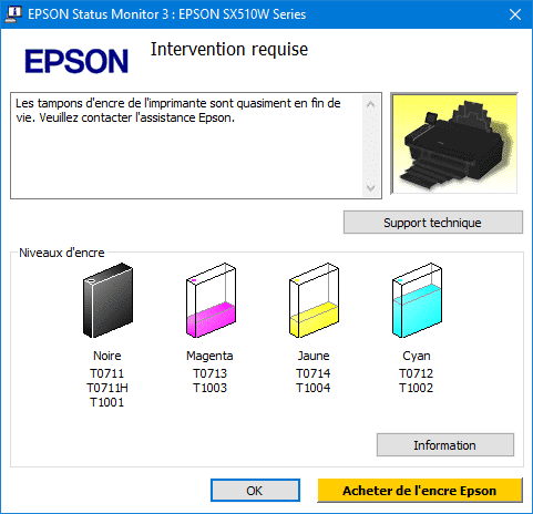 Installer Pilote Imprimante Epson Xp-225 - Epson Canon Imprimante Reinitialisez Le Compteur De ...