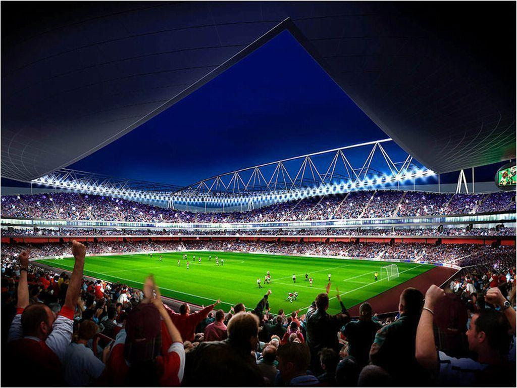 Background Arsenal Wallpaper 4k Arsenal Emirates Stadium Wallpaper Hd Pixelstalk Net
