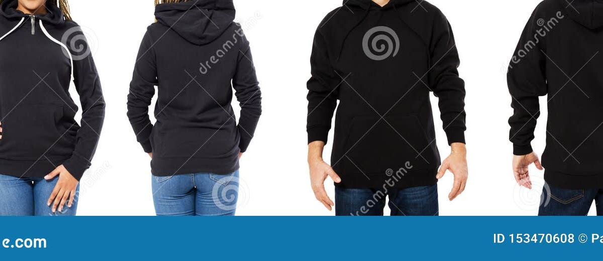 Download Ideas For Black Hoodie Mockup Front And Back - wowmockups