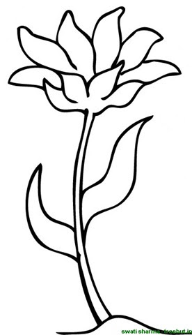 Includes god's word, jesus loves me, god made me special, and god made the world. Simple Flower Coloring Pages