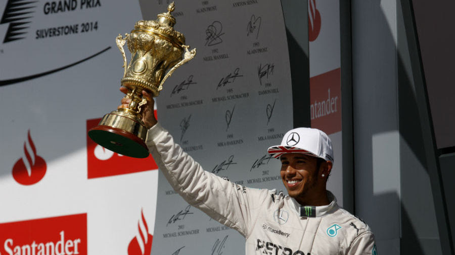 Verstappen 32 points ahead of lewis hamilton in. Formula One Mishits Lewis Hamilton S Santander Trophy Faux Pas After Silverstone Win Espn Blogs Espn Co Uk