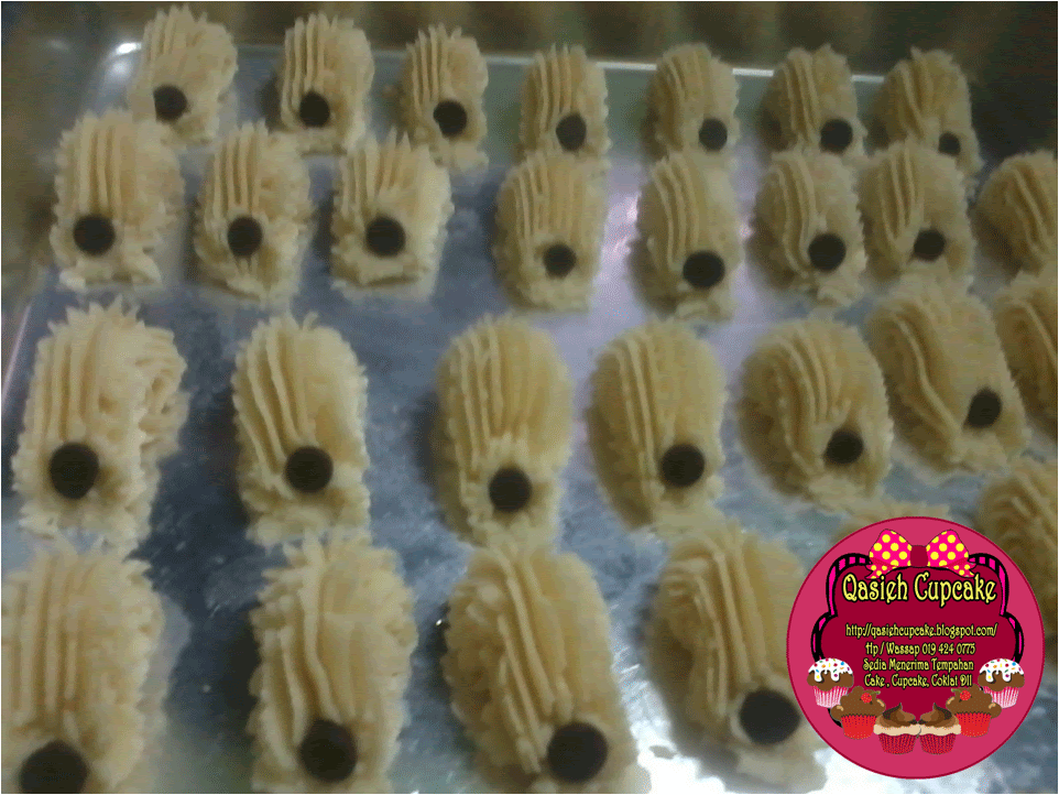 ♥ Qasieh Cupcake ♥: Biskut Untaian Mutiara, Biskut Ulat ...