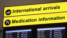 Travel with Medication Sign