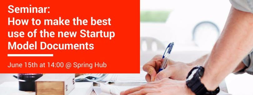 How to make the best use of the Startup Model Documents Tallinn