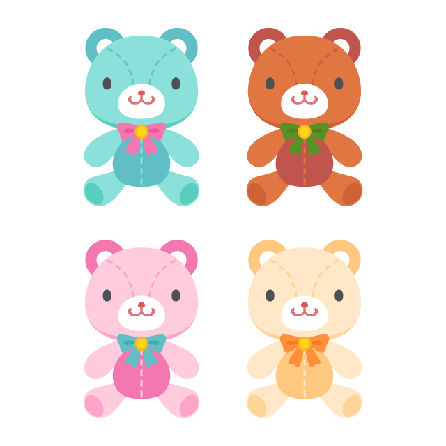 最も共有された ぬいぐるみ イラスト 簡単 最高の壁紙のアイデアcahd