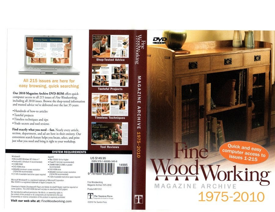 2012 fine woodworking magazine archive download | wood in 
