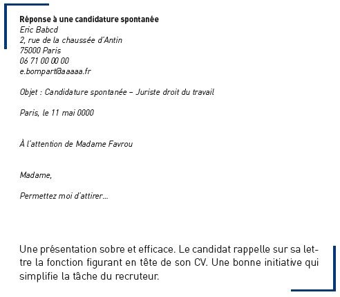 Lettre De Motivation Offre Spontanée Suisse  Delnancz