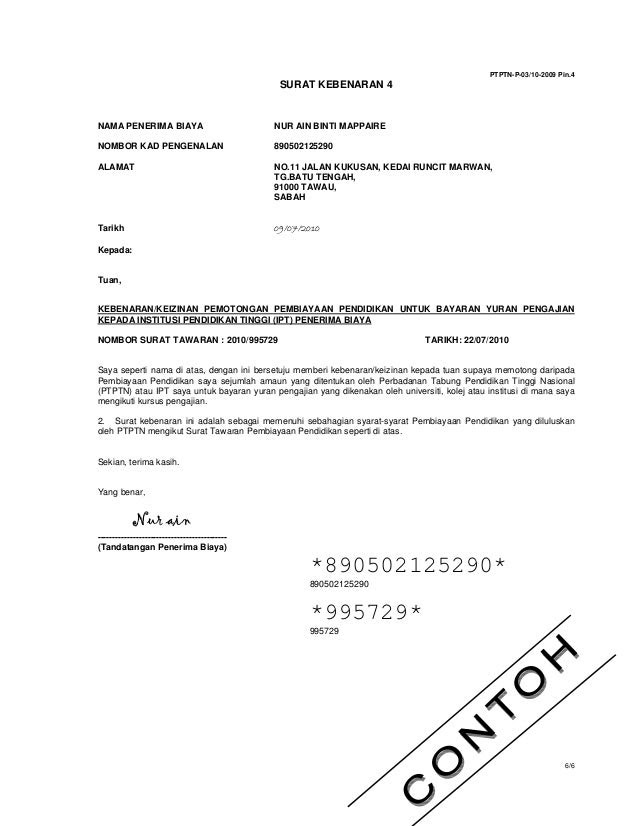 Contoh Surat Kuasa Wakil Majikan - Contoh Karo