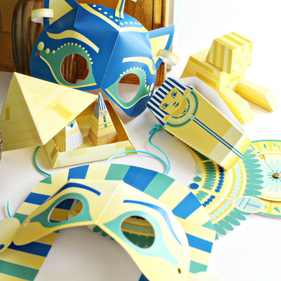 The other materials were sent by a separate ship, and those materials now reside at the museum, with the remains of the wooden coffin case on display. Egyptian Crafts For Kids Egyptian Printable Paper Crafts With Cricut Diy Egyptian Masks For Kids With King Tut Small For Big