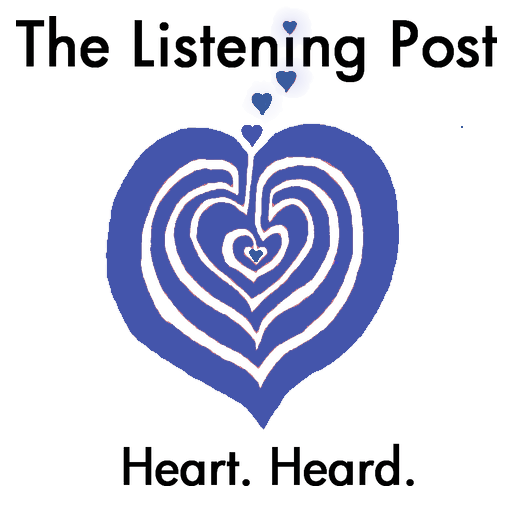 Heart Logo with The Listening Post: Heart. Heard.
