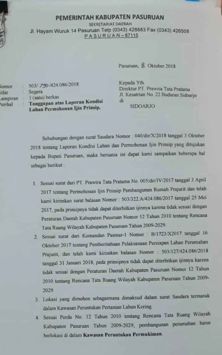 Contoh Surat Lamaran Menjadi Prajurit