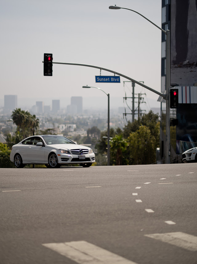 Sunset Strip with a view to downtown LA. Leica M10 with Leica 75mm Noctilux-M ASPH f/1.25. Â© 2018 Thorsten von Overgaard.