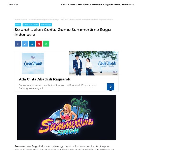 Cara Main Gemssumertime Saga - Summertime Saga Mod Apk ...