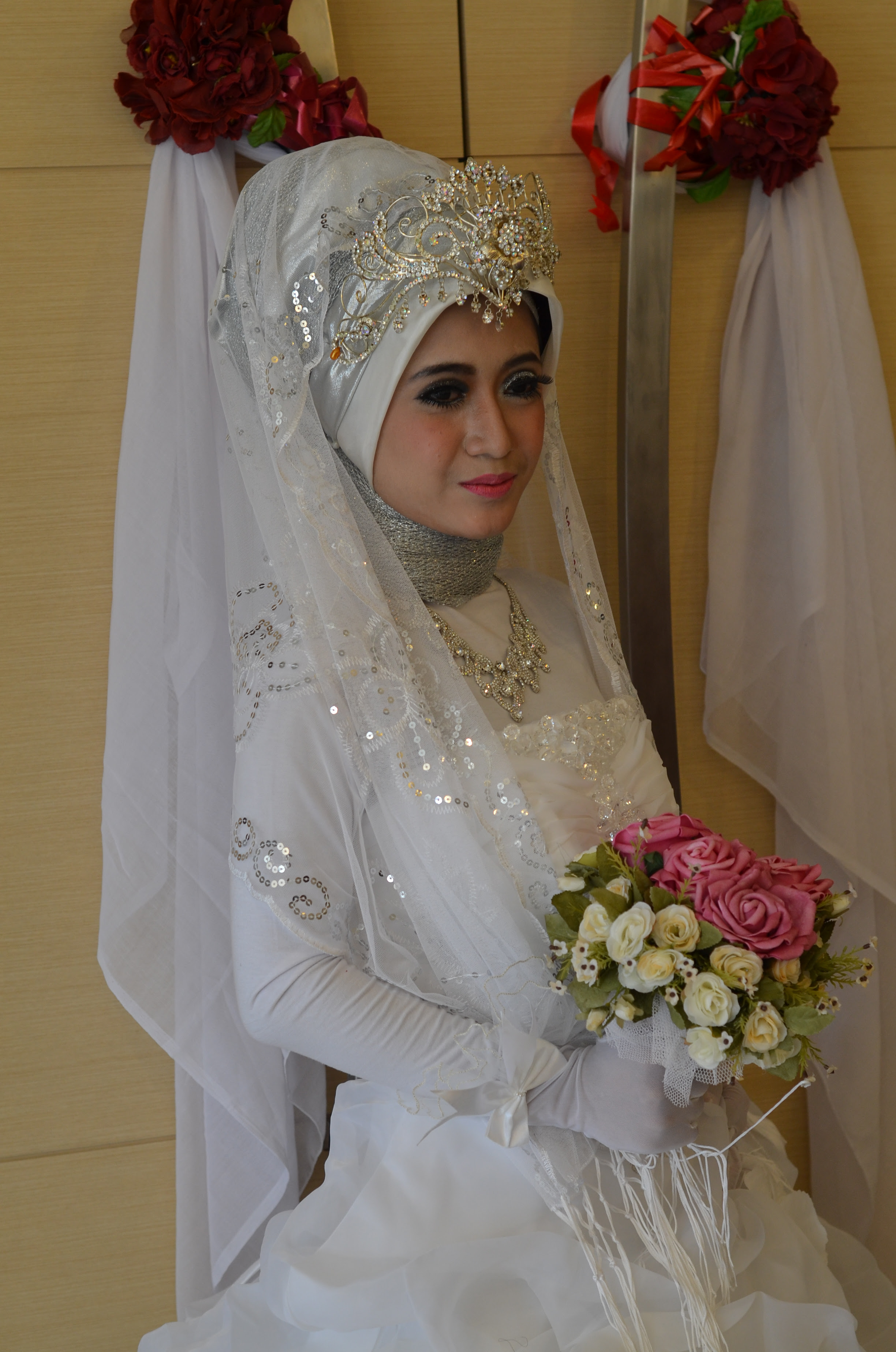 Tutorial Hijab Dengan Mahkota Bunga Tutorial Hijab