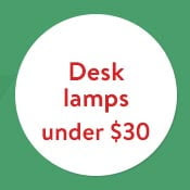 Desk lamps under $30